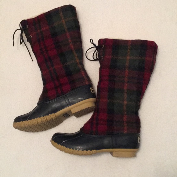 ll bean plaid boots